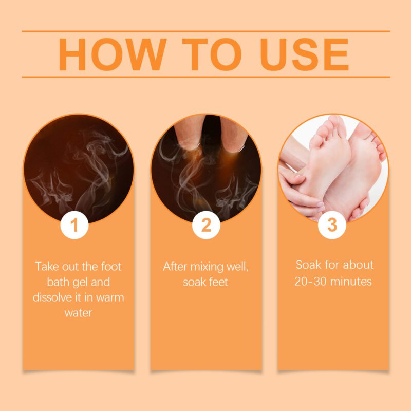 Natural Herbal Foot Soak Gel with Calendula & Wormwood - Image 6