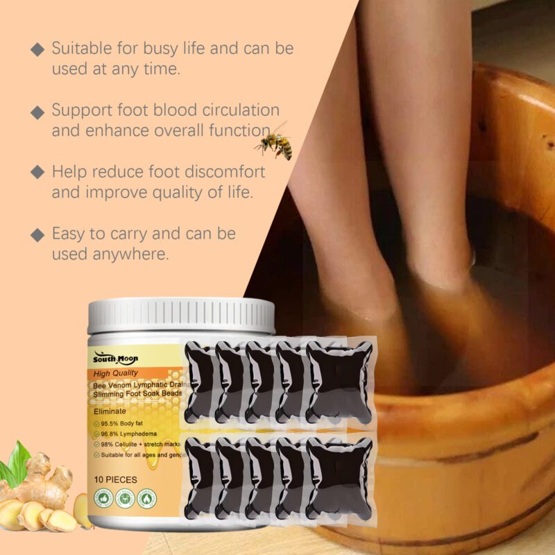 Natural Herbal Foot Soak Gel with Calendula & Wormwood - Image 4