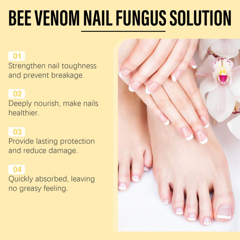 Natural Bee Venom Nail Care Essence - Daily Nourishment for Healthy Nails - Image 4