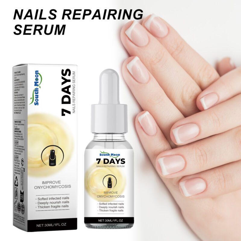 Natural Nail Care Serum - Gentle Daily Care for Soft, Shiny Hands & Feet - Image 2