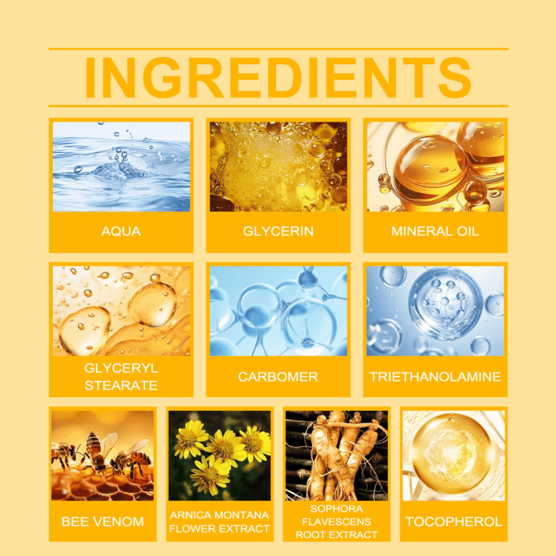 Bee Venom Cream for Joint Care - Gentle Daily Moisturizer with Natural Ingredients - Image 5