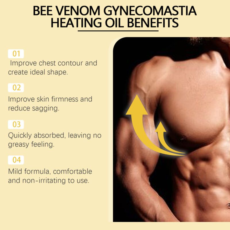 Men's Chest Care Lotion with Natural Bee Venom & Green Tea Extract - Image 4
