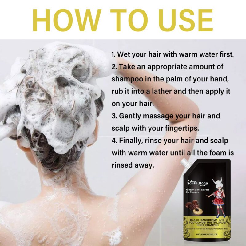 Natural Hair Shampoo - Gentle Daily Care for Soft, Moisturized Hair - Image 6