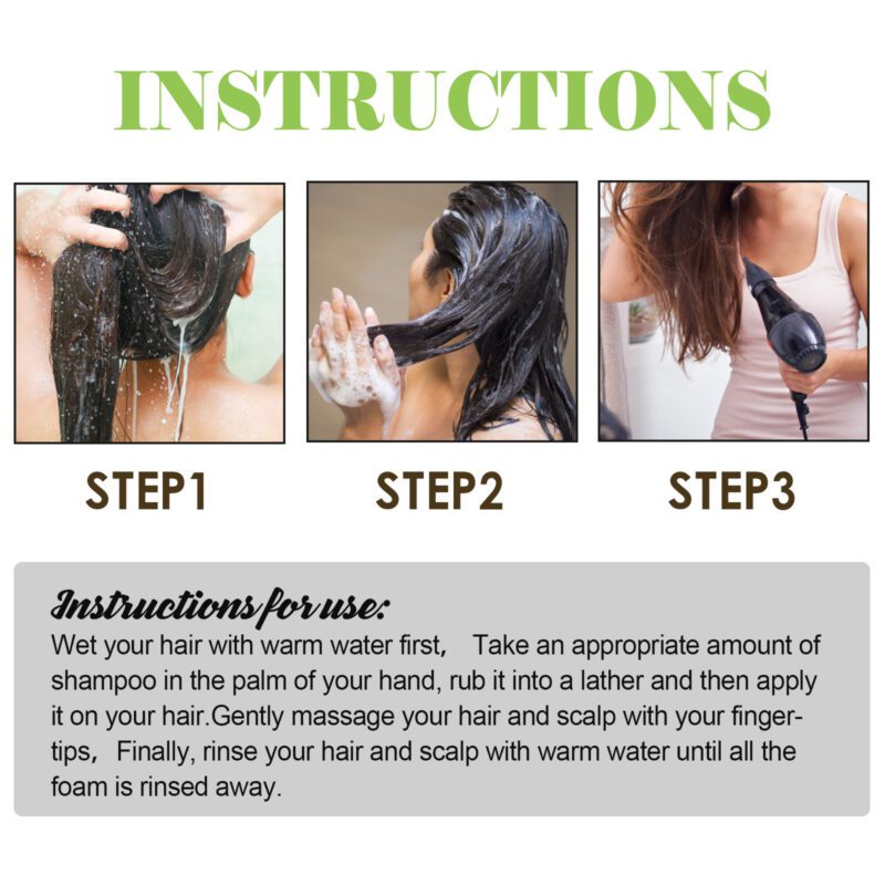 Ginger Shampoo for Healthy Shiny Hair - Natural Daily Care - Image 6