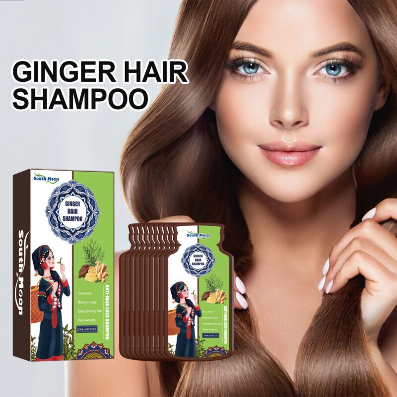 Ginger Shampoo for Healthy Shiny Hair - Natural Daily Care - Image 2