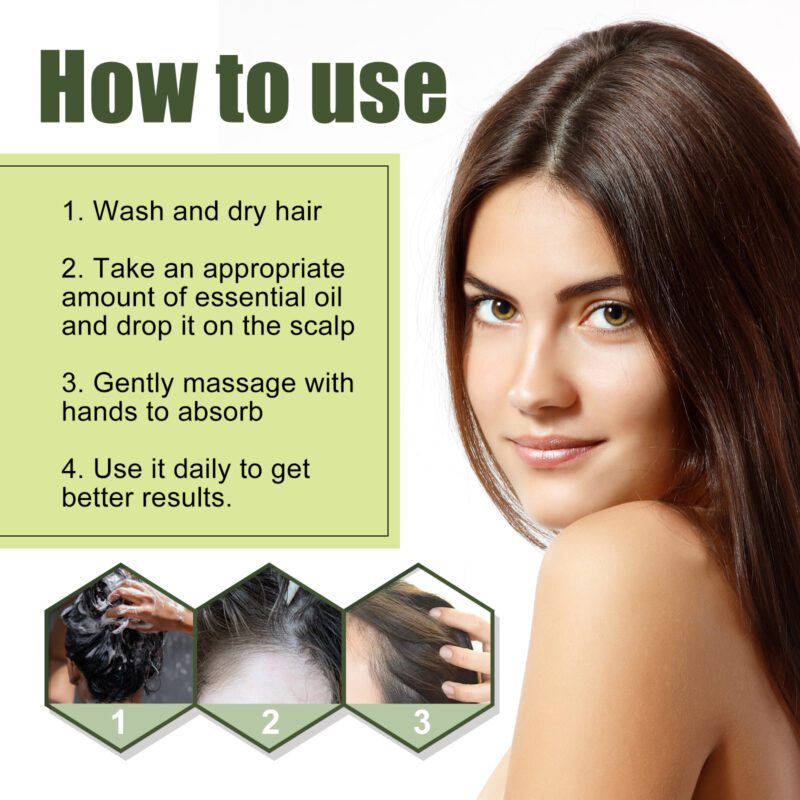 Gentle Hair Serum with Tea Tree & Nut Oil - Daily Care for Soft Shiny Hair - Image 5