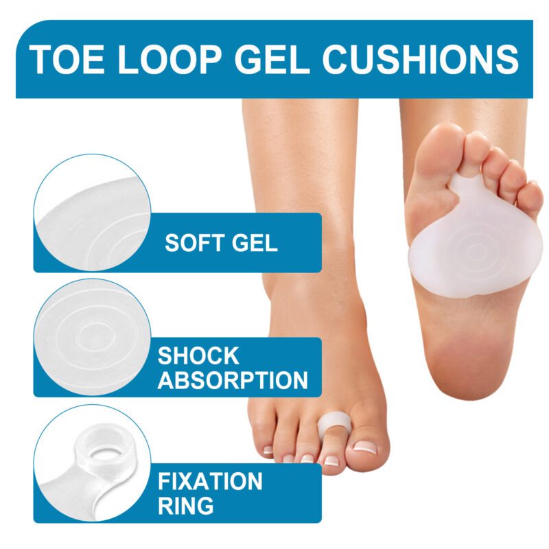 Soft Gel Metatarsal Pads - Gentle Daily Foot Care - Image 4