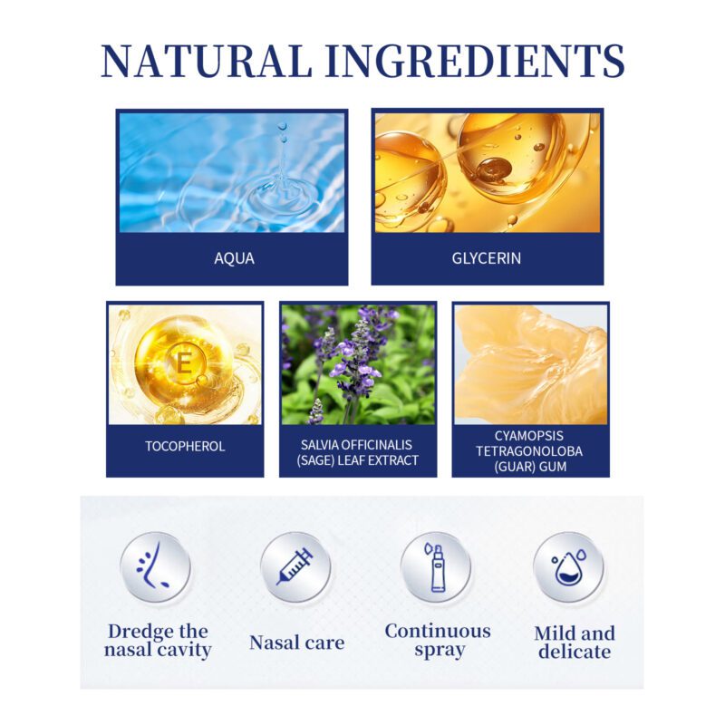 Natural Nasal Spray - Gentle Daily Care with Glycerin & Vitamin E - Image 5