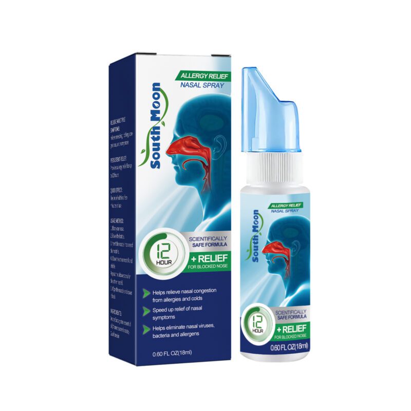 Natural Nasal Spray for Gentle Daily Care with Glycerin and Vitamin E