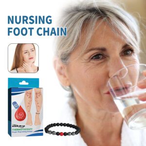 Gentle Foot Anklet with Natural Stone for Daily Soothing Comfort