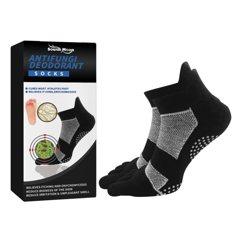 Natural Deodorant Socks with Tea Tree, Jojoba - Breathable Thermal for Daily Foot Care - Image 2
