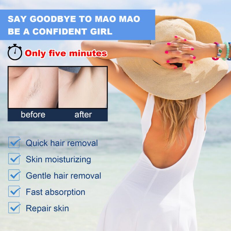 Natural Hair Removal Cream - Gentle Daily Care for Smooth, Soft Skin - Image 4