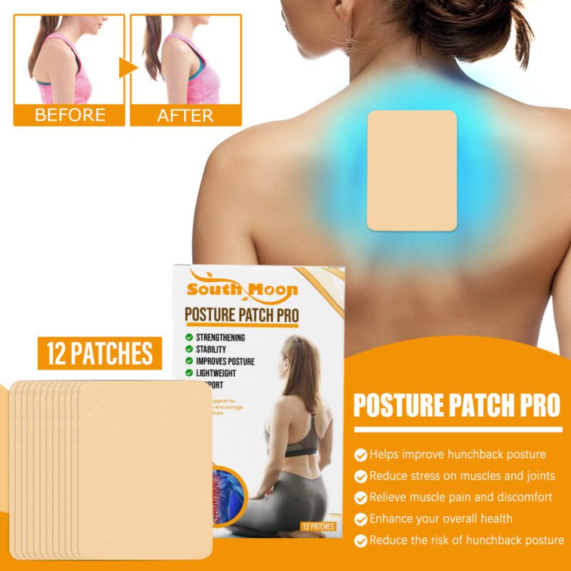 Natural Arnica Turmeric Posture Patch for Daily Posture Support - Image 2