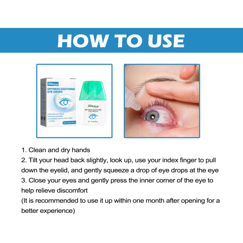 Natural Eye Drops - Soothe Dry Eyes with Cassia & Chrysanthemum for Daily Refresh - Image 6