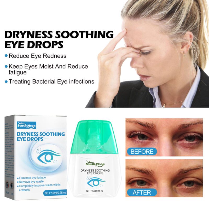 Natural Eye Drops to Soothe Dry Eyes with Cassia and Chrysanthemum for Daily Refresh