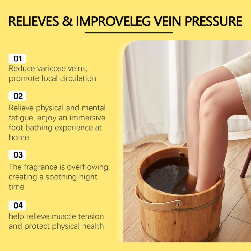 Natural Herbal Foot Bath Gel - Daily Soothe & Relax Foot Care - Image 3