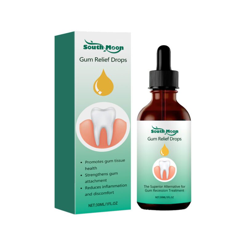 Natural Gum Care Drops for Soothing Oral Support with Freshness