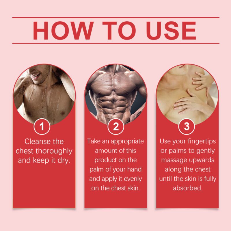 Natural Castor & Jojoba Male Chest Massage Oil for Daily Hydration - Image 6