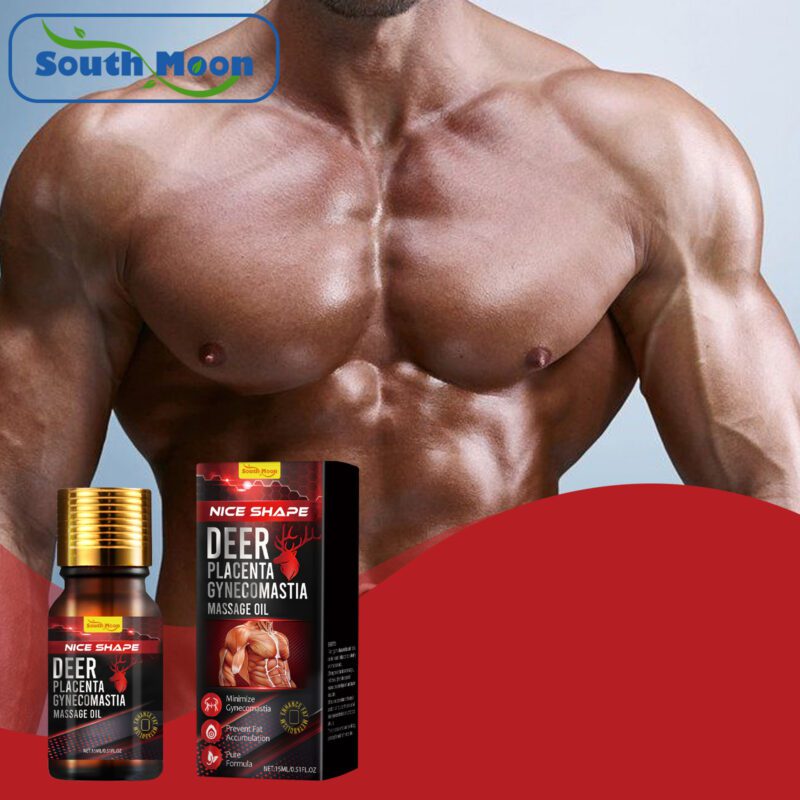 Natural Castor & Jojoba Male Chest Massage Oil for Daily Hydration - Image 2