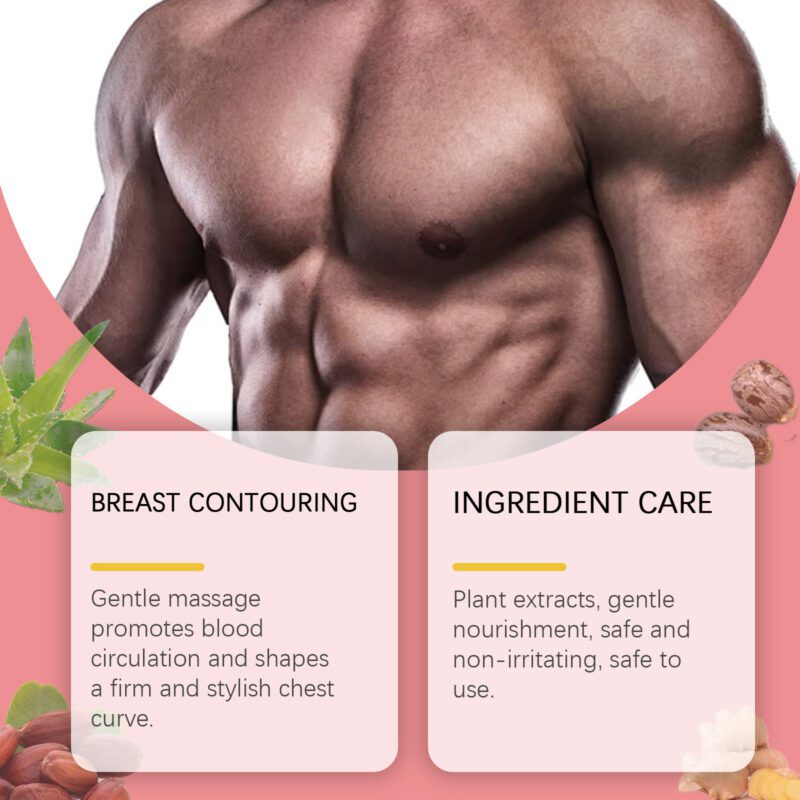Natural Castor & Jojoba Male Chest Massage Oil for Daily Hydration - Image 4