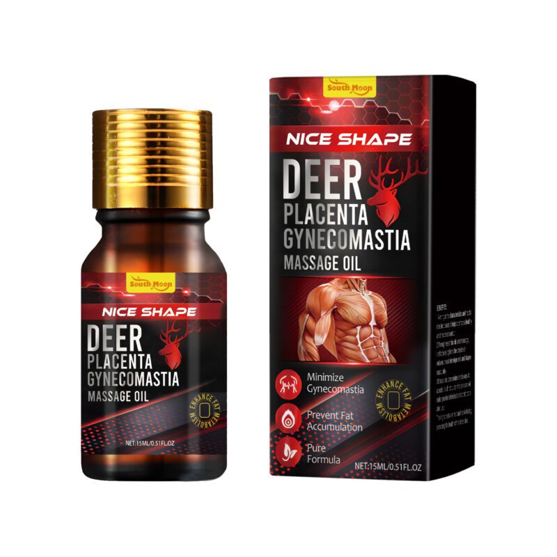 Natural Castor and Jojoba Male Chest Massage Oil for Daily Hydration