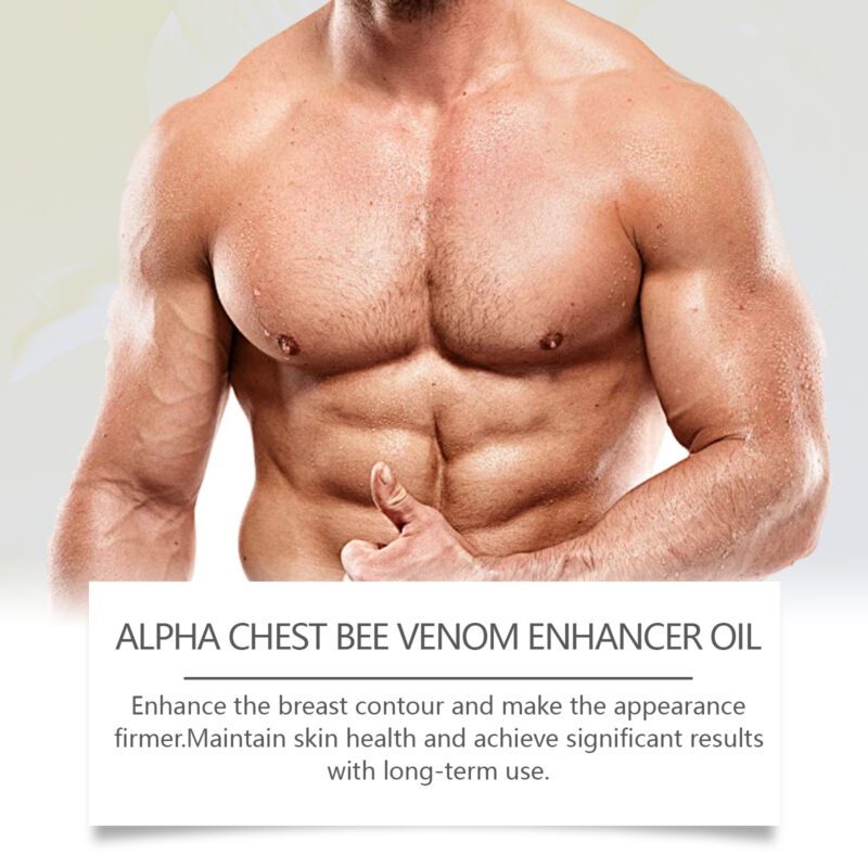 Men's Natural Chest Care Oil for Skin Contour & Hydration - Image 4