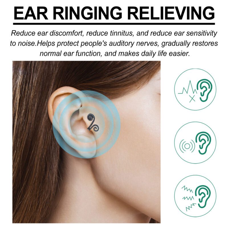 Soothing Ear Care Earrings - Natural Silicone for Daily Comfort - Image 3