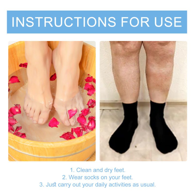 Natural Care Breathable Soft Non-Slip Socks with Wormwood Extract for Daily Gentle Comfort - Image 6