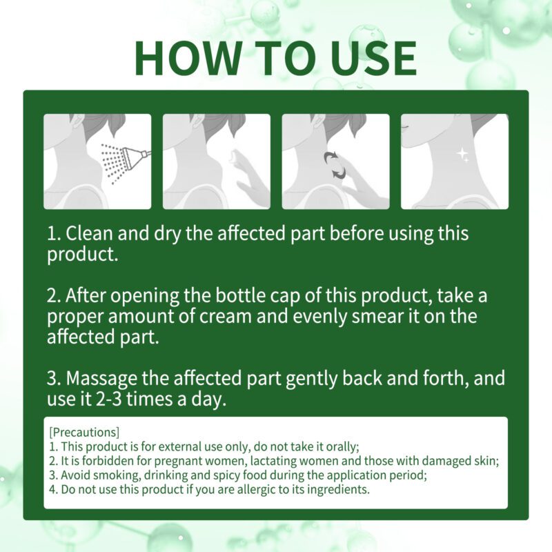 Natural Neck Care Cream - Soothing Daily Massage with Peppermint & Shea Butter - Image 6
