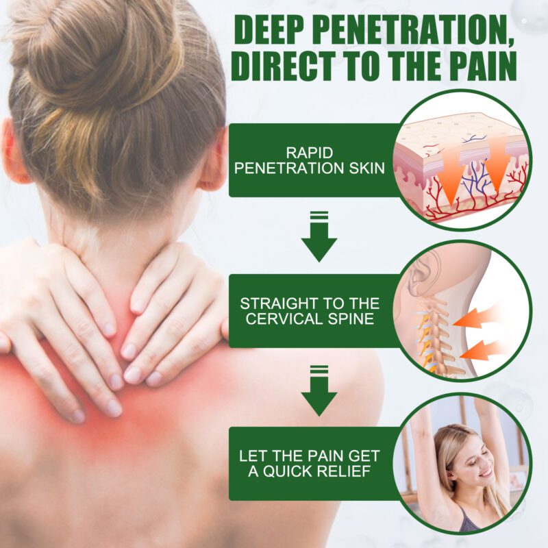 Natural Neck Care Cream - Soothing Daily Massage with Peppermint & Shea Butter - Image 3