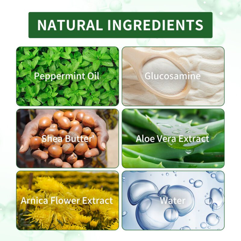Natural Neck Care Cream - Soothing Daily Massage with Peppermint & Shea Butter - Image 5