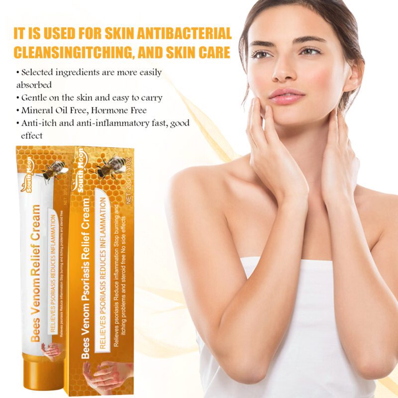 Natural Bee Venom Soothing Cream - Gentle Daily Care for Soft, Comfortable Skin - Image 3