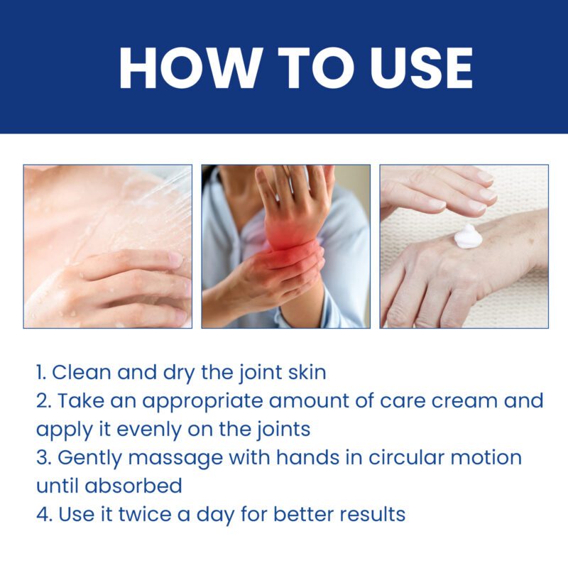 Natural Joint Cream with Vitamins & Plant Extracts, Daily Care for Soothing Soreness - Image 6