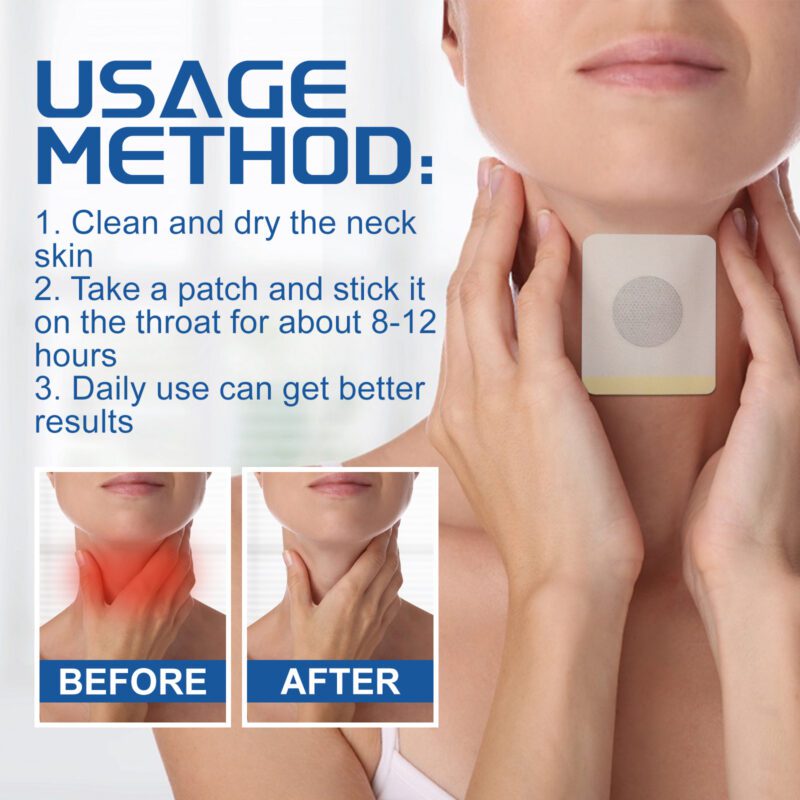 Herbal Throat Patches with Honeysuckle, Ginger & Licorice for Soothing Comfort - Image 6