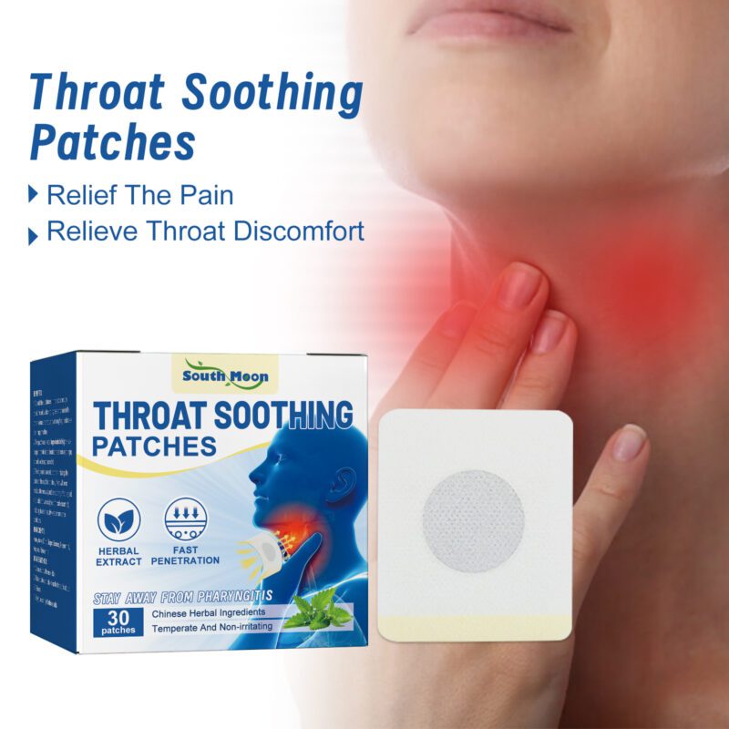 Herbal Throat Patches with Honeysuckle, Ginger & Licorice for Soothing Comfort - Image 2