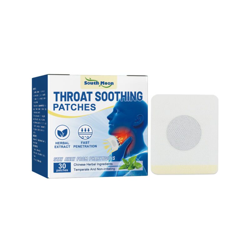 Herbal Throat Patches with Honeysuckle Ginger and Licorice for Soothing Comfort