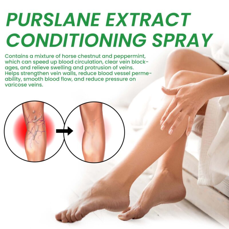 Gentle Leg Care Spray with Purslane - Daily Soothing & Comfort - Image 3