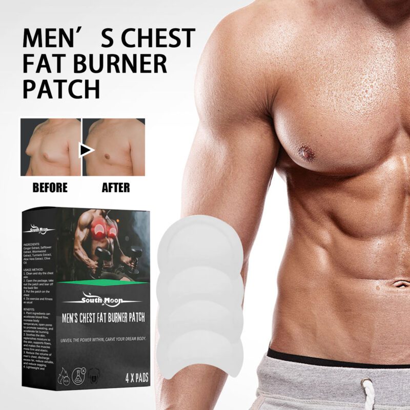 Men's Chest Care Patch with Natural Extracts for Daily Nourishment - Image 2
