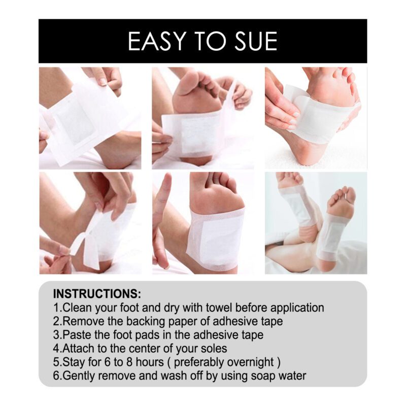 Soothing Foot Patches (10pcs) - Natural Daily Foot Care - Image 6