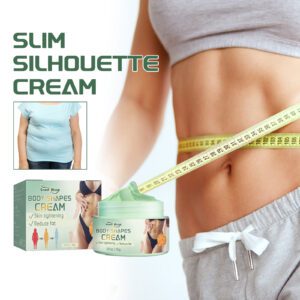 Natural Body Cream with Coffee and Green Tea for Daily Moisturizing Smooth Skin