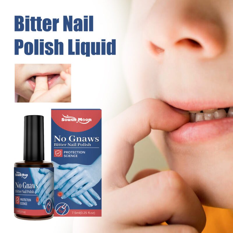 Gentle Bitter Nail Care Liquid - Natural Formula to Discourage Nail Biting - Image 2