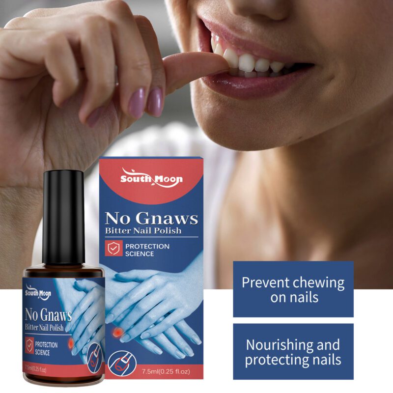 Gentle Bitter Nail Care Liquid - Natural Formula to Discourage Nail Biting - Image 3