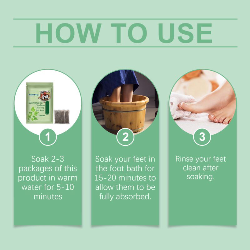 Wormwood Foot Soak Kit - Natural Daily Care for Relaxation - Image 6