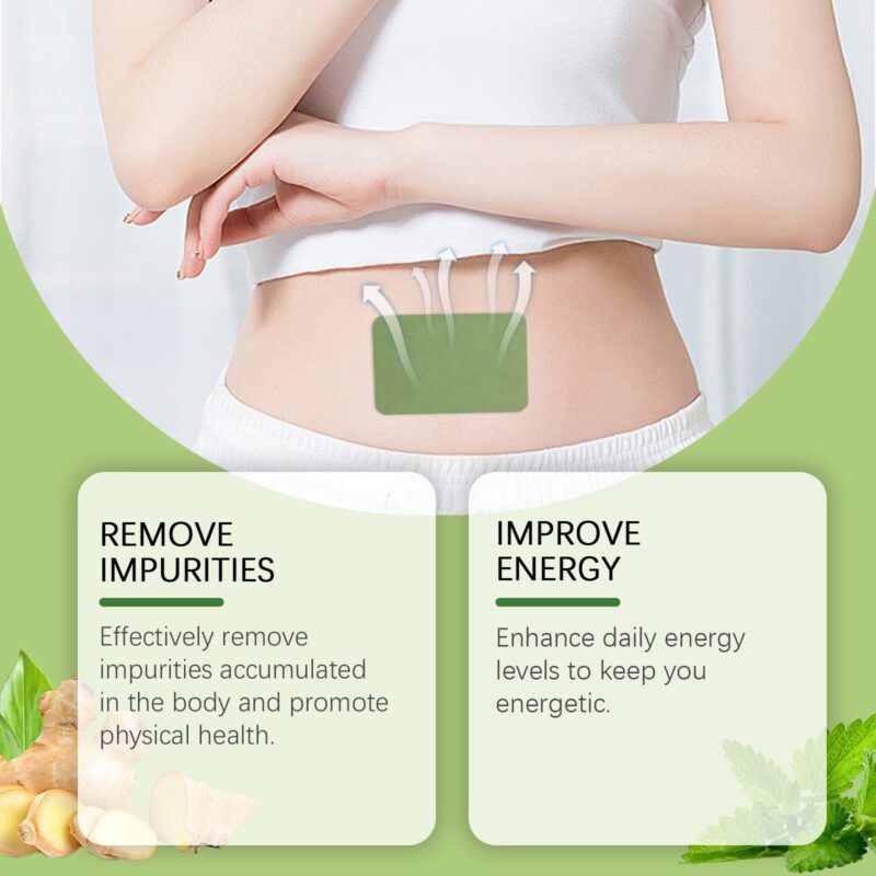 Natural Belly Care Patch with Peppercorn & Mint for Gentle Skin Nurture - Image 4