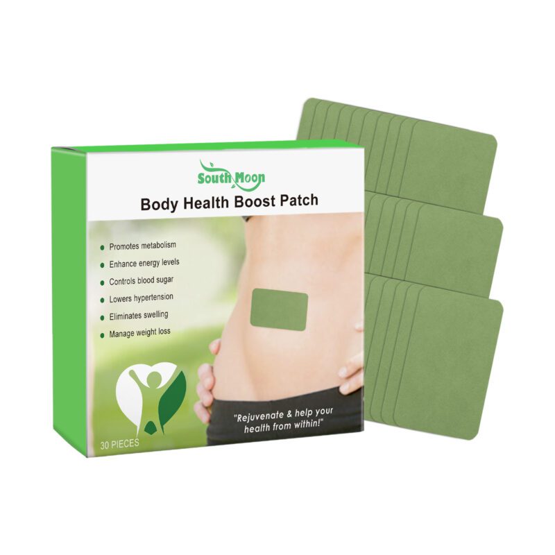 Natural Belly Care Patch with Peppercorn and Mint for Gentle Skin Nurture