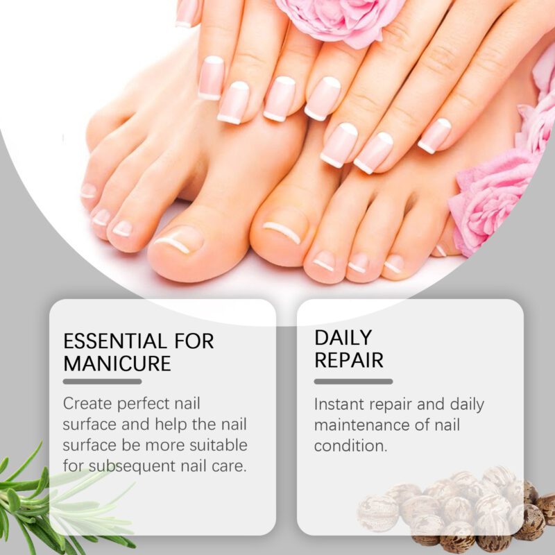 Natural Nail Oil with Sunflower & Lemongrass - Soft, Smooth Nails - Image 3