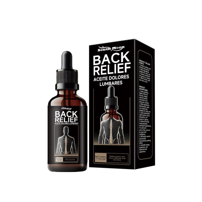 Natural Back Essence with Aloe and Peppermint for Daily Soothing Care