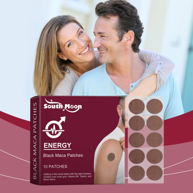 Herbal Energy Patch for Men - Natural Support with Ginger & Vitamin D3 - Image 2
