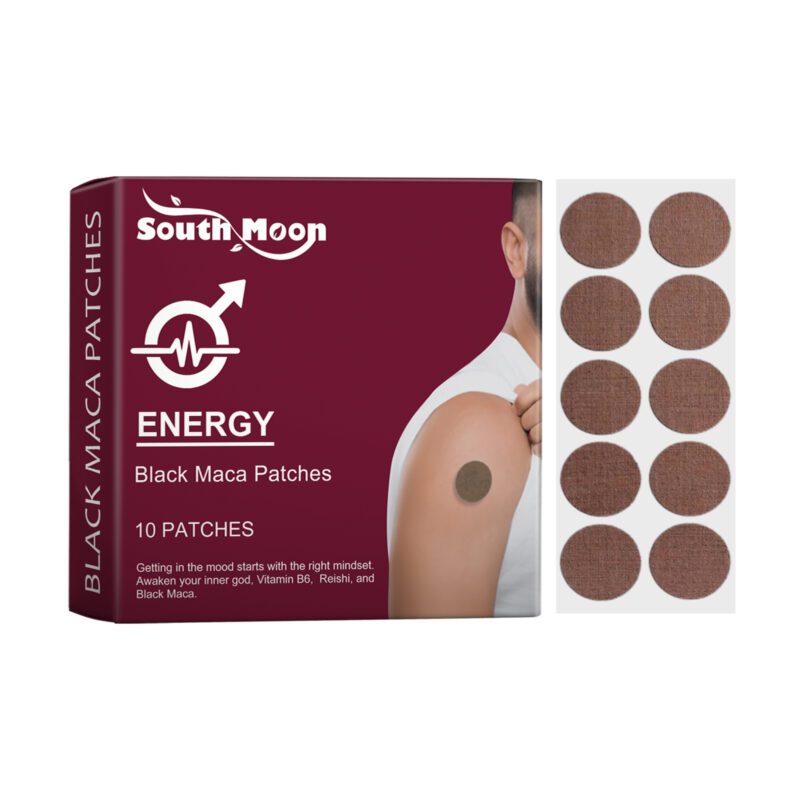 Herbal Energy Patch for Men with Natural Support with Ginger and Vitamin D3