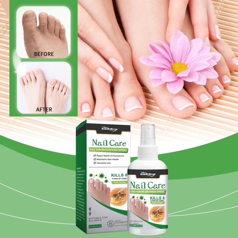 Natural Nail Care Spray - Gentle Daily Foot Care for Fresh, Shiny Nails - Image 2